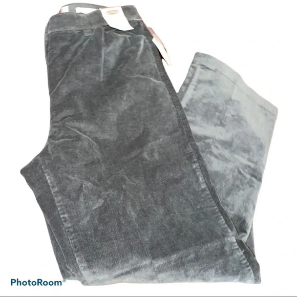 Northern Reflections Grey corduroy Essential Stretch pants Sz 6 - Picture 1 of 10